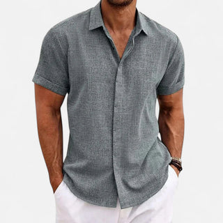 Refined coastal summer shirt for men