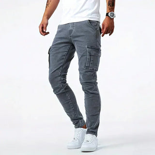 Classic cargo denim everyday jeans for men | Ferran