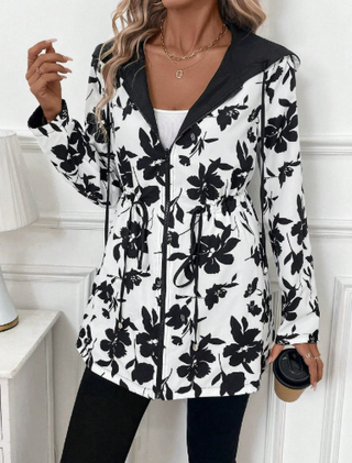 Reversible Leopard Print Coat | Aleah