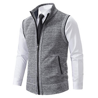Elegant knitted Italian-style vest gilet for men | Kevin