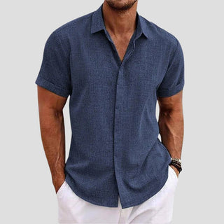 Jack Washington Belmont Linen Look Shirt | Short Sleeve Summer Essential
