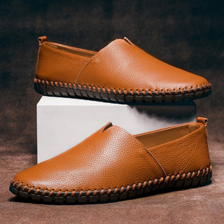 Jack Washington Minimal Genuine Leather Loafers | Timeless Slip-On Design