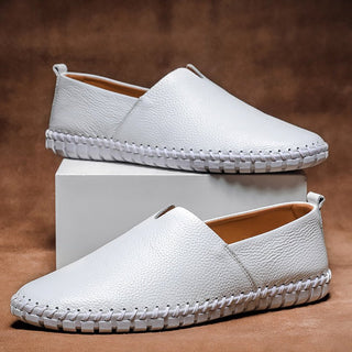 Jack Washington Minimal Genuine Leather Loafers | Timeless Slip-On Design
