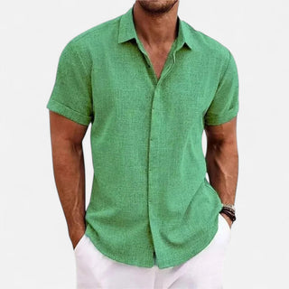 Refined coastal summer shirt for men