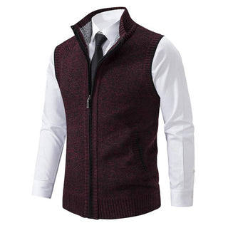 Elegant knitted Italian-style vest gilet for men | Kevin