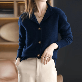 Cashmere Button Cardigan | Darla