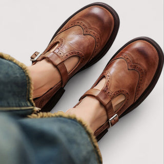 Classic orthopaedic mary jane ballet flats for women | Valerie