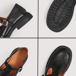 Classic orthopaedic mary jane ballet flats for women | Valerie