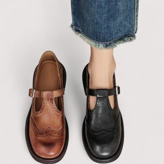 Classic orthopaedic mary jane ballet flats for women | Valerie