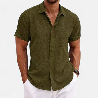 Refined coastal summer shirt for men