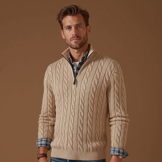 Classic knitted everyday jumper for men | Henry