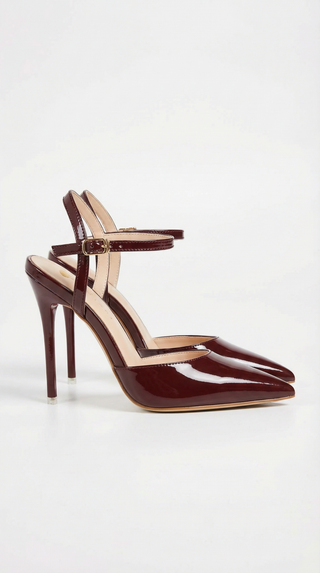 Metallic Pointed Court Heels – Refined Stiletto Silhouette | Ashley