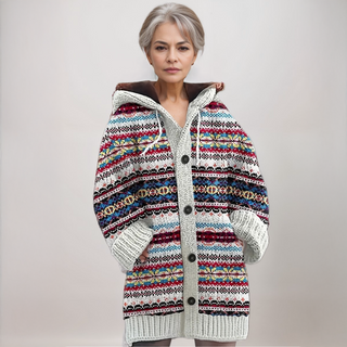 Soft thick cosy winter cardigan for women