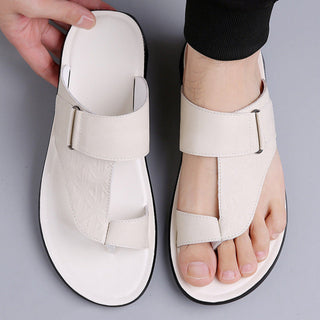 Classic leather everyday summer sandals for men | Ashmere
