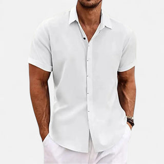 Refined coastal summer shirt for men