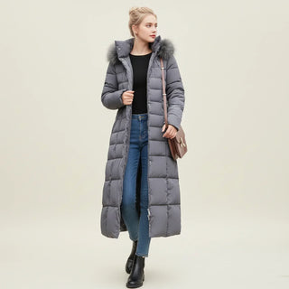Quilted Hooded Belted Maxi Puffer Jacket | Avalenne