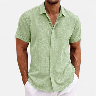 Refined coastal summer shirt for men